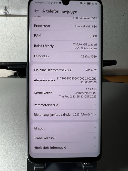 Tel. Huawei p30 pro