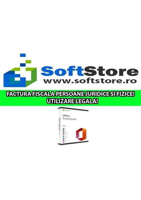 LICENTA RETAIL: Office Pro Plus 2024 / 2021 - Factura Fiscala, Legal!