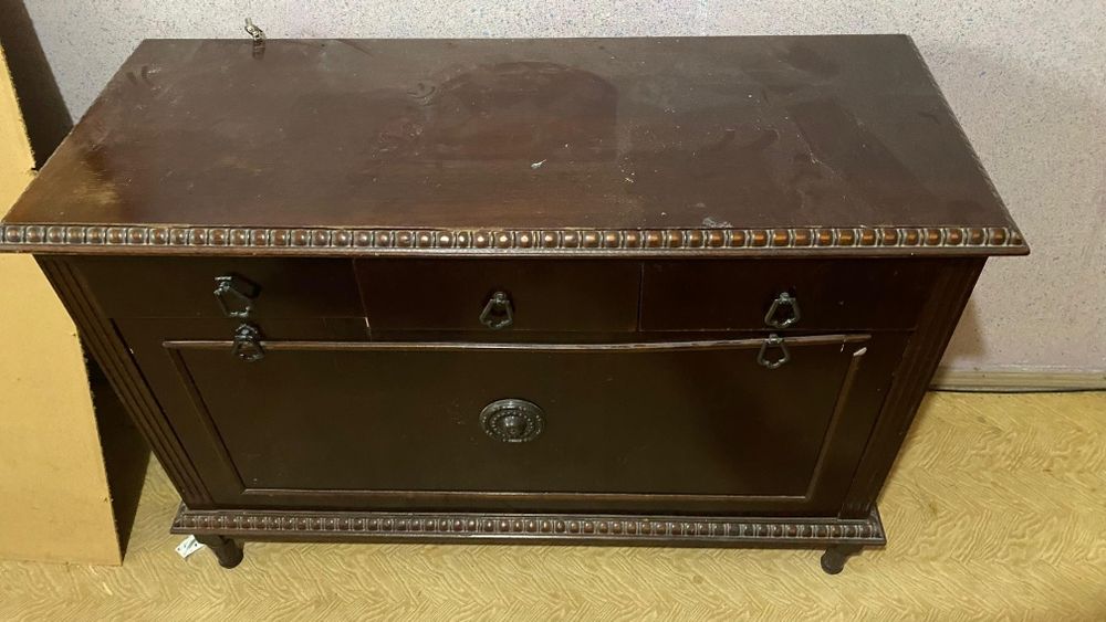 Comoda vintage  lemn natural stejar