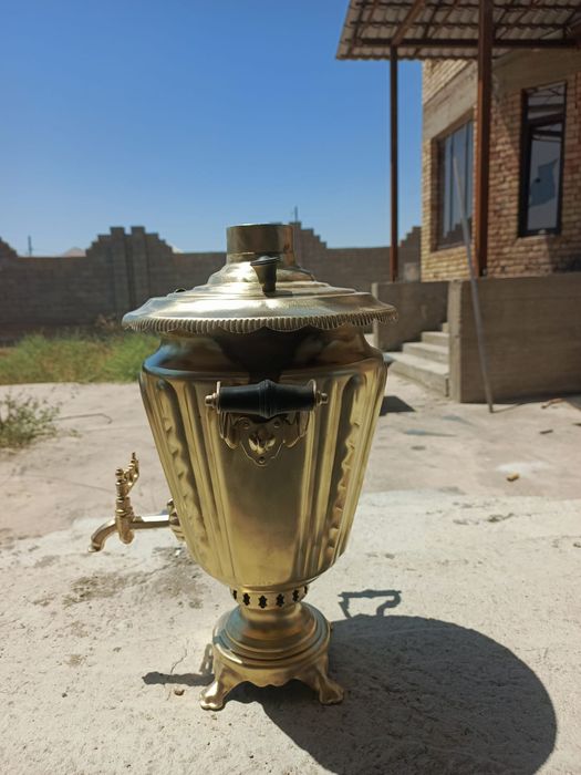 Самавар латунный