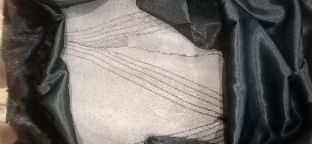 Норковая шуба, черная