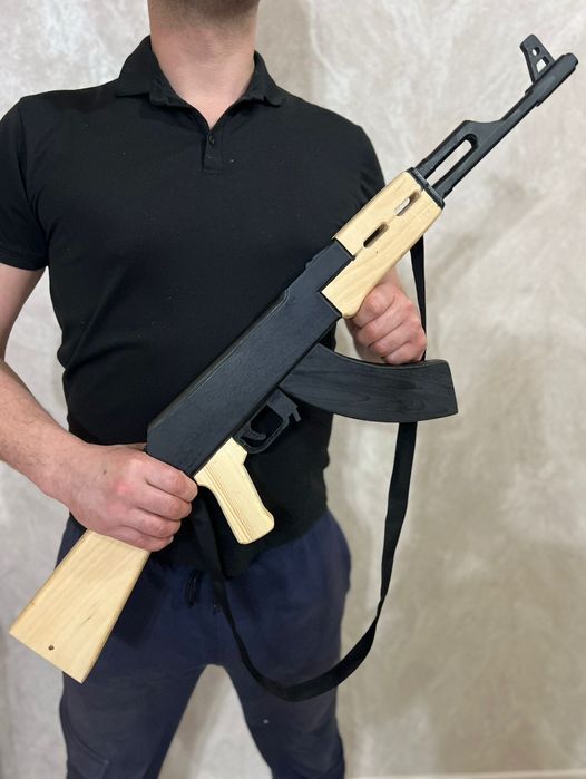 Макет автомата АК-47 деревянный