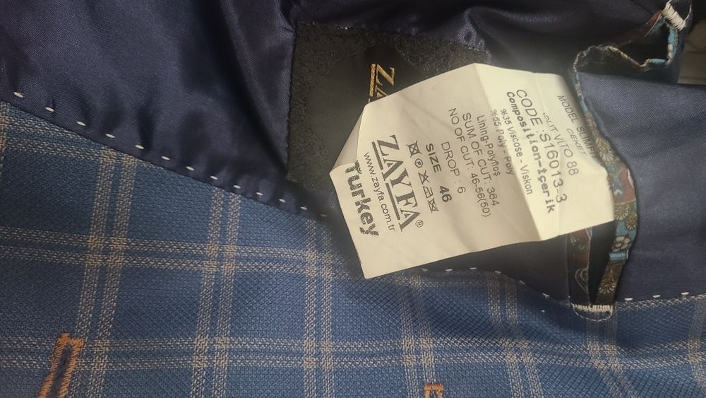 Мужской пиджак(erkaklar pidjaki)