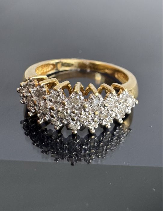 Inel din aur 18 k si diamante