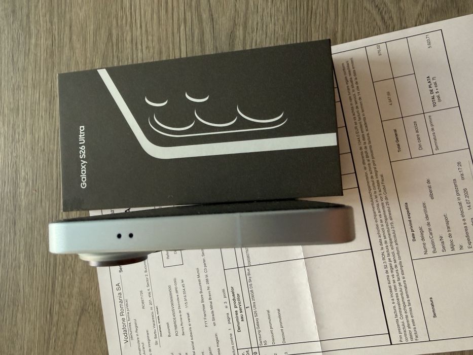 Vand Samsung s26 ultra ca nou