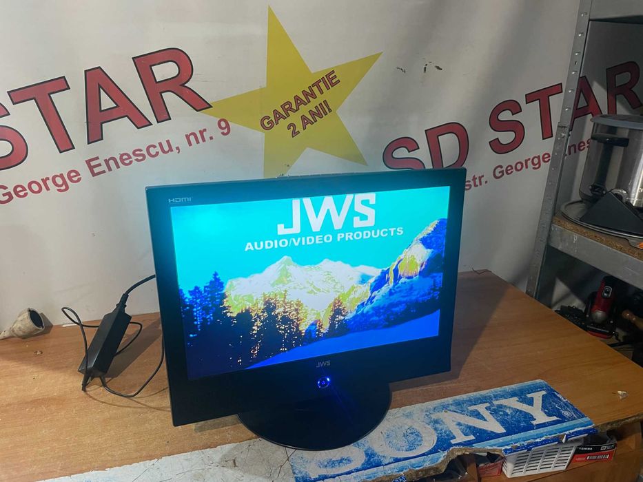 Televizor Lcd 12 V autoDVD incorporat JWS D-1970 /48 cm Garantie 2 ani