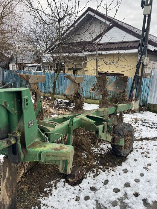 Fiat 450 DT 4x4 , plug 4 cormane si prasitoare romaneasca