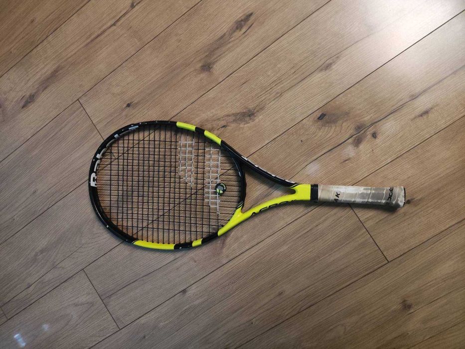 Tенис ракета Babolat Pure Aero Junior 25 сиво-жълта