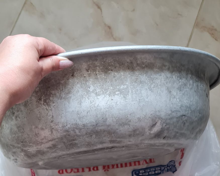 Таз алюминиевый советский