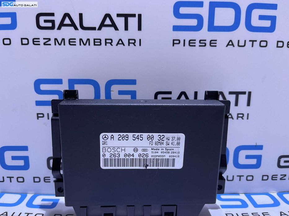 Unitate Modul Calculator Senzori Parcare Parktronic PDC Mercedes W209 C209 CLK 2002 - 2009 Cod A2095450032 0263004026 [L3499]