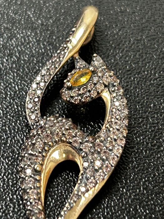 Кулон 585 красное золото