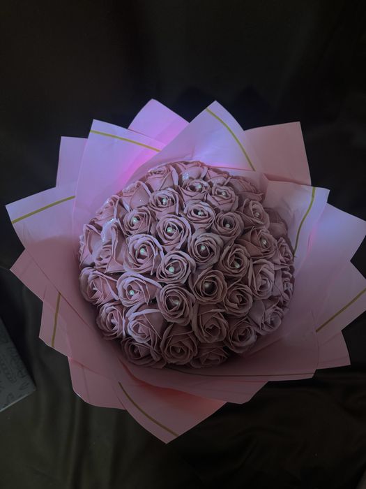 Buchet de flori din sapun