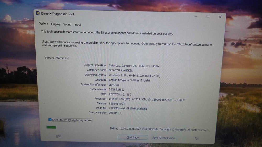 Laptop LENOVO ThinkPad L490 , ideal diagnoza auto ,bateria 4 ore