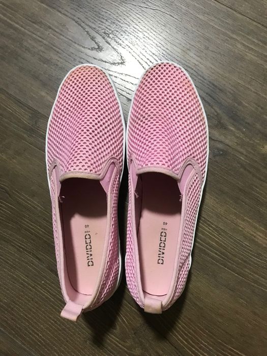 H&M Розовые женские слипоны