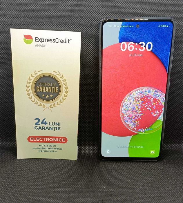 Samsung A52s 5G 6/128GB (Ag15 Gara 1 B.33549) Garantie 2 ani!