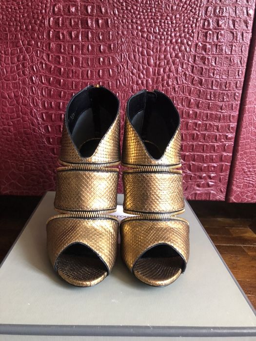 Sandale Tom Ford, din piele de piton