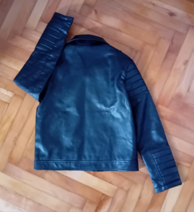 Geaca fetite imitație piele mărimea 140