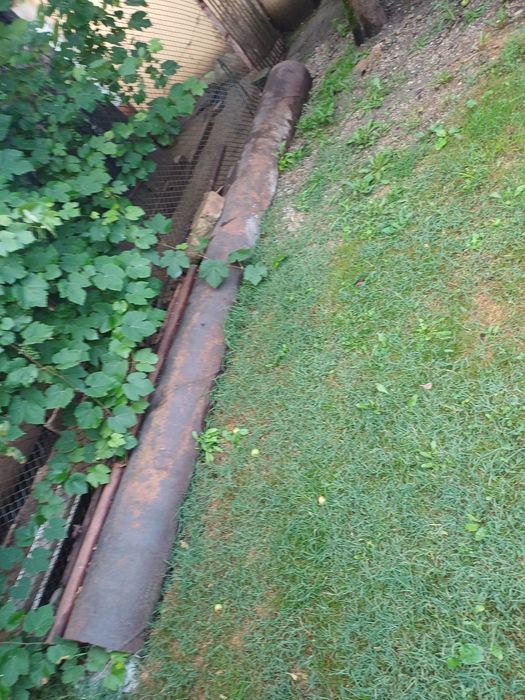 Teava groasa pentru pod acces lungime de 4.5 m diametru 40  cm grosime 8 mm- 1 cm
