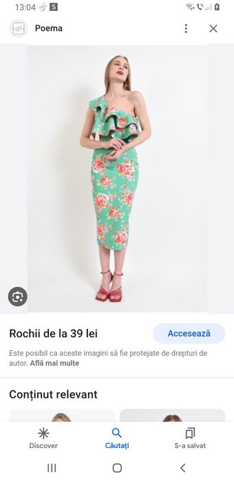 Rochie midi evenimente  Poema superba