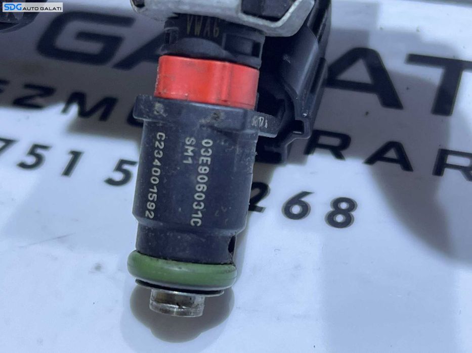 Rampa Presiune Injector Injectoare Seat Cordoba 1.2 BME BXV 2003 - 2009 Cod 03E133320A 03E133319E 03E906031C[S0299]