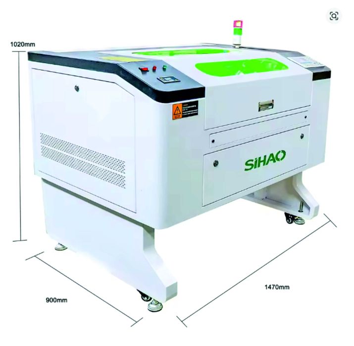 лазер CO2 – 100W , 700х500 мм.