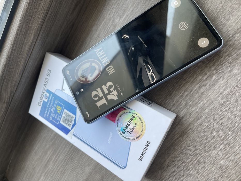 Samsung a53 5g 128/6+6 karobka,dok