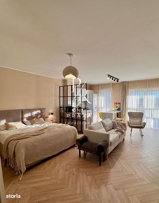 Apartament 1 camera, 41mp, parcare, LIFT, mobilat modern, zona ONCOS