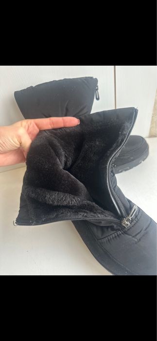 Сапоги очень тёплые.