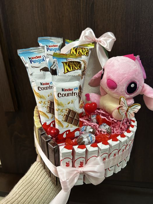 Aranjament cadou dulciuri