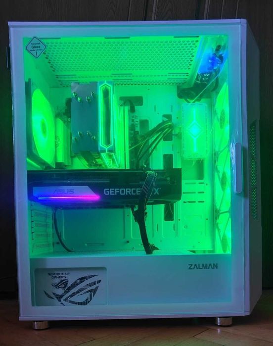 Геймърски компютър Ryzen 5600x, GeForce RTX 3060ti, 32gb ddr4,1tb nvme