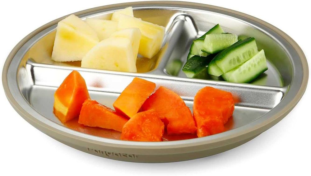 Комплект за хранене от неръждаема стомана PandaEar и лъжицa и вилицa