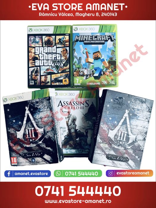 Consola Gaming Microsoft xBox 360 Elite 120GB + Colectie 52 Jocuri