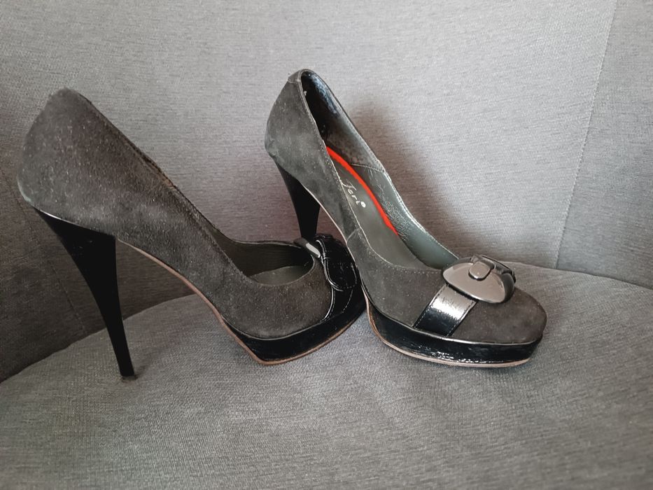 2 perechi Pantofi si sandale cu toc inalt 12 cm