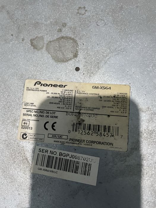 4 каналлик усилитель мощный боквот ески чикканлардан Made in Mexico