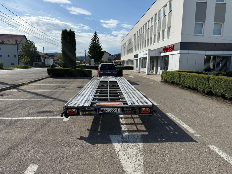 Platformă auto transport 2 mașini 8.6 m An 2021 RAR efectuat
