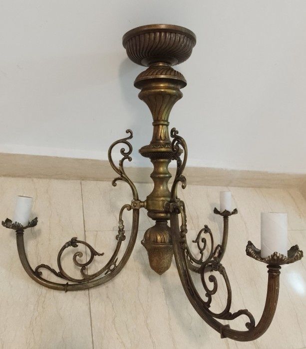 Lampa din alama masiva