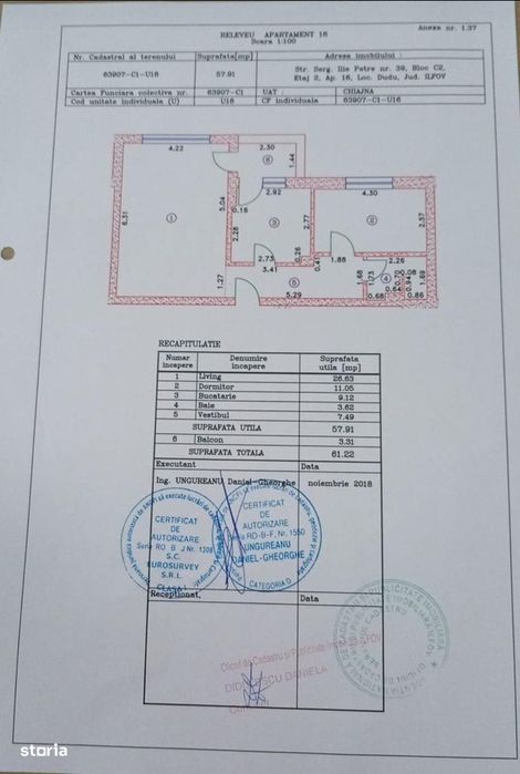 Apartament Chiajnastr.Ilie Petre mobilat si utilat complet-Comision 0%