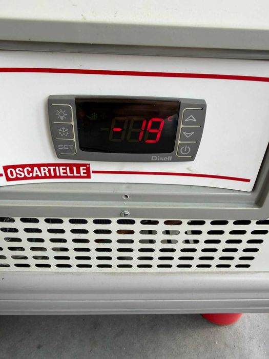 Нов фризер ракла със стъклени капаци OSCARTIELLE Италия 228 см Гаранция ДДС фактура