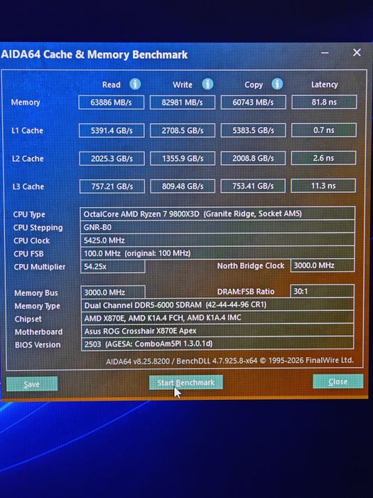64GB 2x32 DDR5 5600 (6000) Crucial