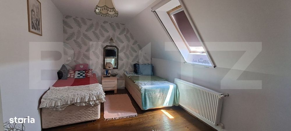 Conac modern cu sauna, ciubar si sera, 1.500 mp gradina – sat Dridif