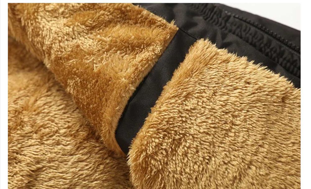 Новые мужские зимние куртки с меховым капюшоном 52 размер