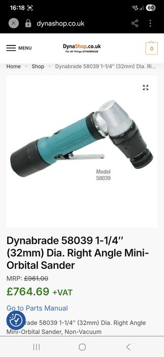 Polizor pneumatic Dynabrade