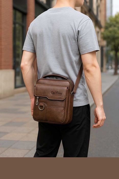CARLKIMU Мъжка Чанта през Рамо – Стилна, Удобна и Здрава
