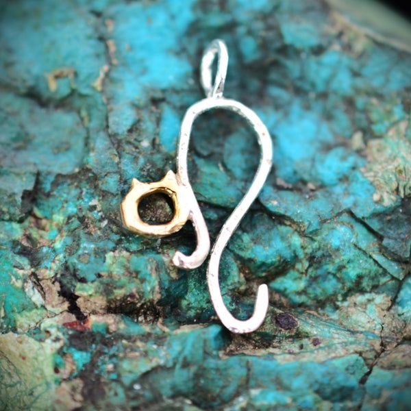 Сребърен медальон 925 „Коте“ | Фин талисман за нежност и защита