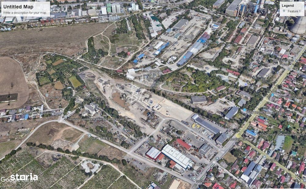 Teren situat in Zona Industriala pozitionat perfect pentru construire