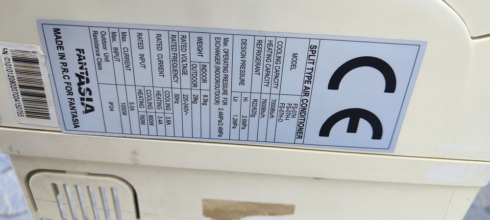 кондиционер на 20м2