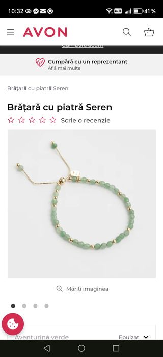 Brățară placata cu aur 18k