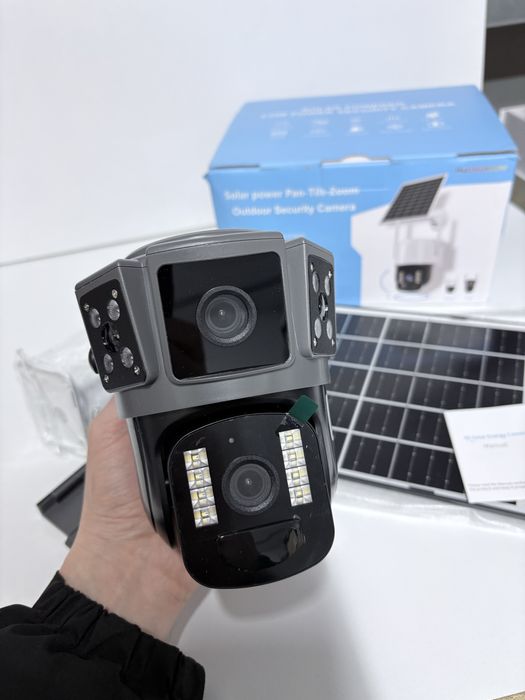 Camera de supraveghere 4G panou solar 6MP MicroSD 64Gb