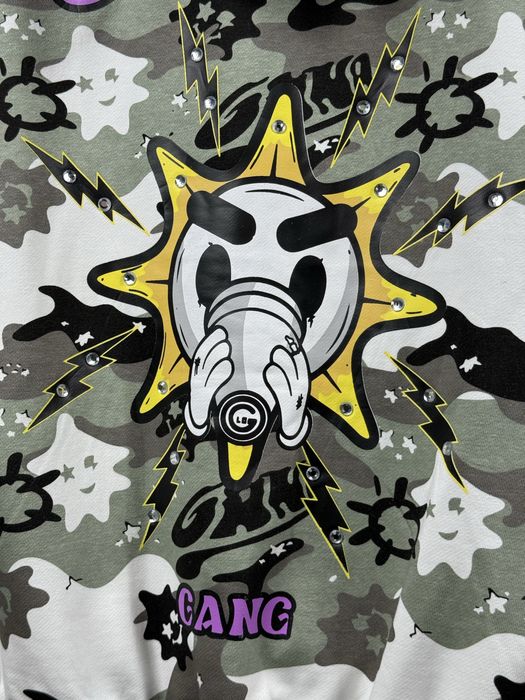 Glo Gand Camo Hoodie | Hanorac GloGang | Bape