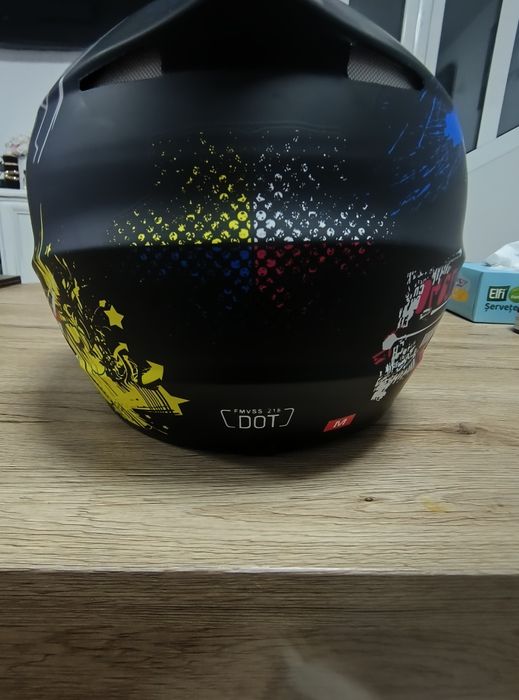 Set Cască Motocross / Enduro / ATV  mărimile una de M și una de L ( de la DOT)